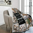 thumbnail image 3 of Customize Blankets with Photos,Made in USA, Shipped in 48 Hours, Customized Picture Blankets for Mom Dad Grandma Grandpa Daughter, 3 of 6