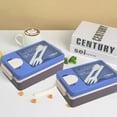 thumbnail image 4 of Cajas Bento para adultos - Fiambrera Bento de 1100 ML para niños con cuchara y tenedor - Tamaño perfecto y duradero para comidas para llevar, 4 of 6