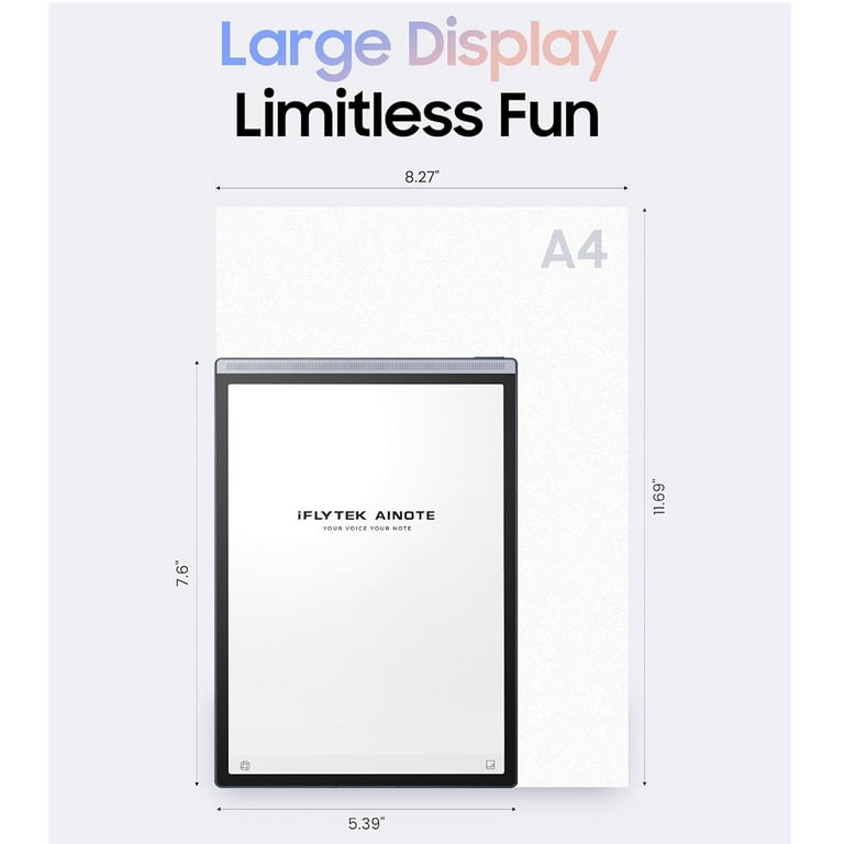 その他 iFLYTEK AINOTE iFLYTEK AINOTE Air 2 - All in One Smart E Ink Digital Paper