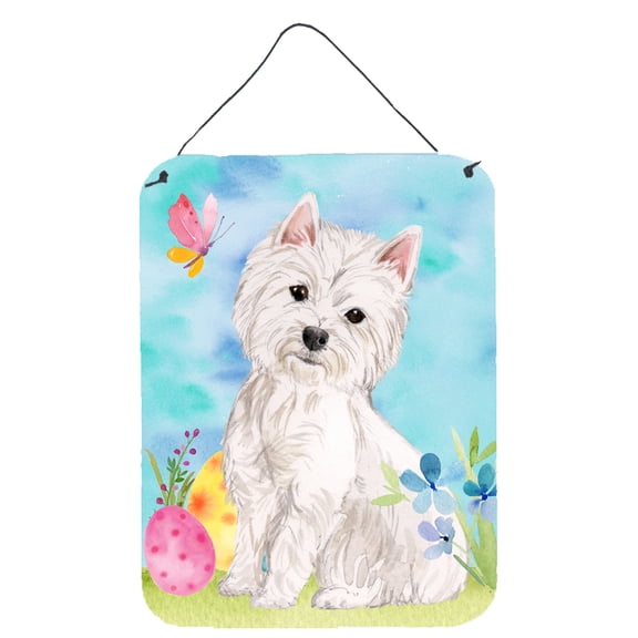 Westie Easter Wall or Door Hanging Prints
