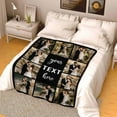 thumbnail image 5 of Personalized Photo Blanket for Family, Customized Bed Blanket with 10 Pictures for Mom Dad Custom Photos Throw Blanket for Best Friends, Personalized Gifts for Couple Girlfriend Boyfriend Blankets, 5 of 5