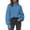 Blue, variant on PRETTYGARDEN Fall Oversized Sweaters for Women Chunky Knit Long Sleeve Turtle Neck Pullover Tops Cozy Winter Clothing