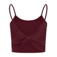 thumbnail image 5 of Viikei Womens Tank Top Camisoles for Women Plus Solid Pullover Vest Crop Tops Shirts Blouse, 5 of 9