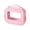 Pink, variant on Travel Clear Makeup Bag,Portable Waterproof Clear Travel Toiletry Organizer ,Leather Makeup Bags with Handle Zipper for Car Essential,Pink