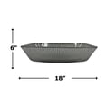 thumbnail image 6 of Charlie 18" Glass Rectangular Bathroom Vessel Sink in Black, 6 of 8