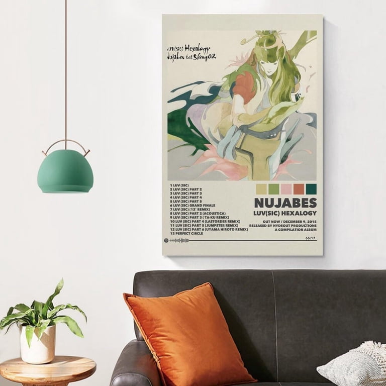 Nujabes - Luv(sic) Hexalogy Album Cover Canvas Poster Print Music