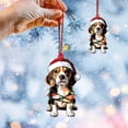 thumbnail image 4 of SUSHANG Adorable Christmas Ornament with Cute Dog Design Perfect for Tree Decoration Festive Charm to Your Holiday Decor Made from Acrylic Long Lasting Ornament Ideal for Christmas Season Equipped, 4 of 6