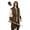 Brown, variant on VZQI Men's Medieval Hooded Surcoat Renaissance Tabard Sleeveless Tunic Cloak, Viking LARP Assassin Halloween Cosplay Costume