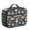 Football and Text, variant on Football and Text Grey Pattern Insulated Lunch Bag Teens,Bento School Lunch Bag for Teens for Work,Picnic or Travel 10.6x7.7x4.3 Inches,12 Can Capacity