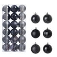 thumbnail image 3 of DefiDgd 1.2inch 36Pcs Christmas Ball Ornaments,Mini Christmas Ornaments for Christmas Tree Decoration,Small Hanging Ball Ornaments,Plastic Christmas Baubles for Holiday Wedding Party(Black), 3 of 3