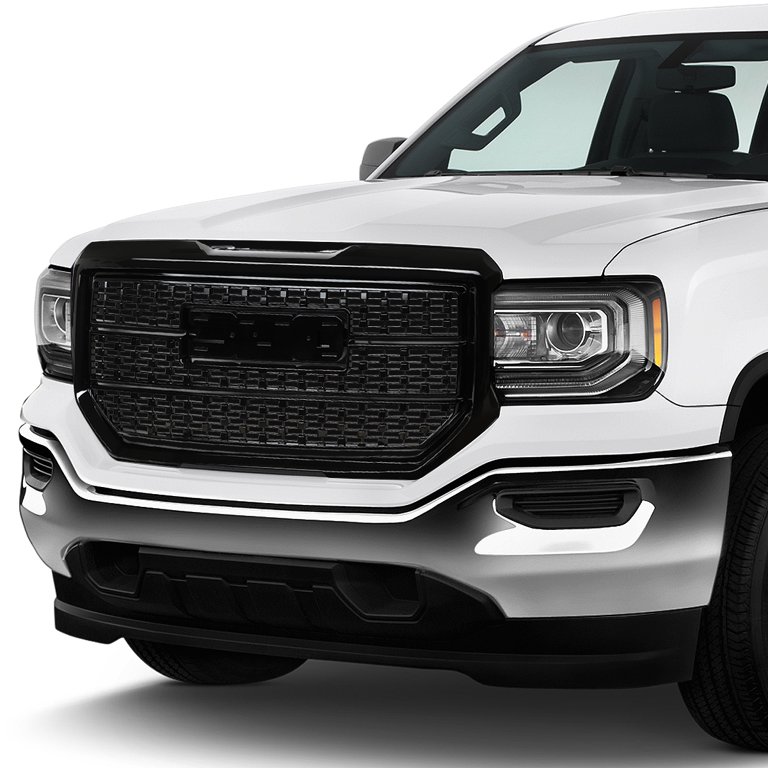 DNA Motoring GRLDDENL-GMCSIE16-BK For 2016 to 2018 GMC Sierra 1500