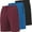 Black/Cobalt/Wine, variant on 3 Pack Mens Shorts Casual Men's Athletic Short Workout Gym Shorts for Men with Zipper Pockets, Small - 5X