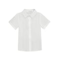 thumbnail image 6 of Toddler & Kids Boys Short Sleeve Button Up Shirts, Breathable Striped Summer Tops for Casual Daily Wear, 12M-16Y, 6 of 6