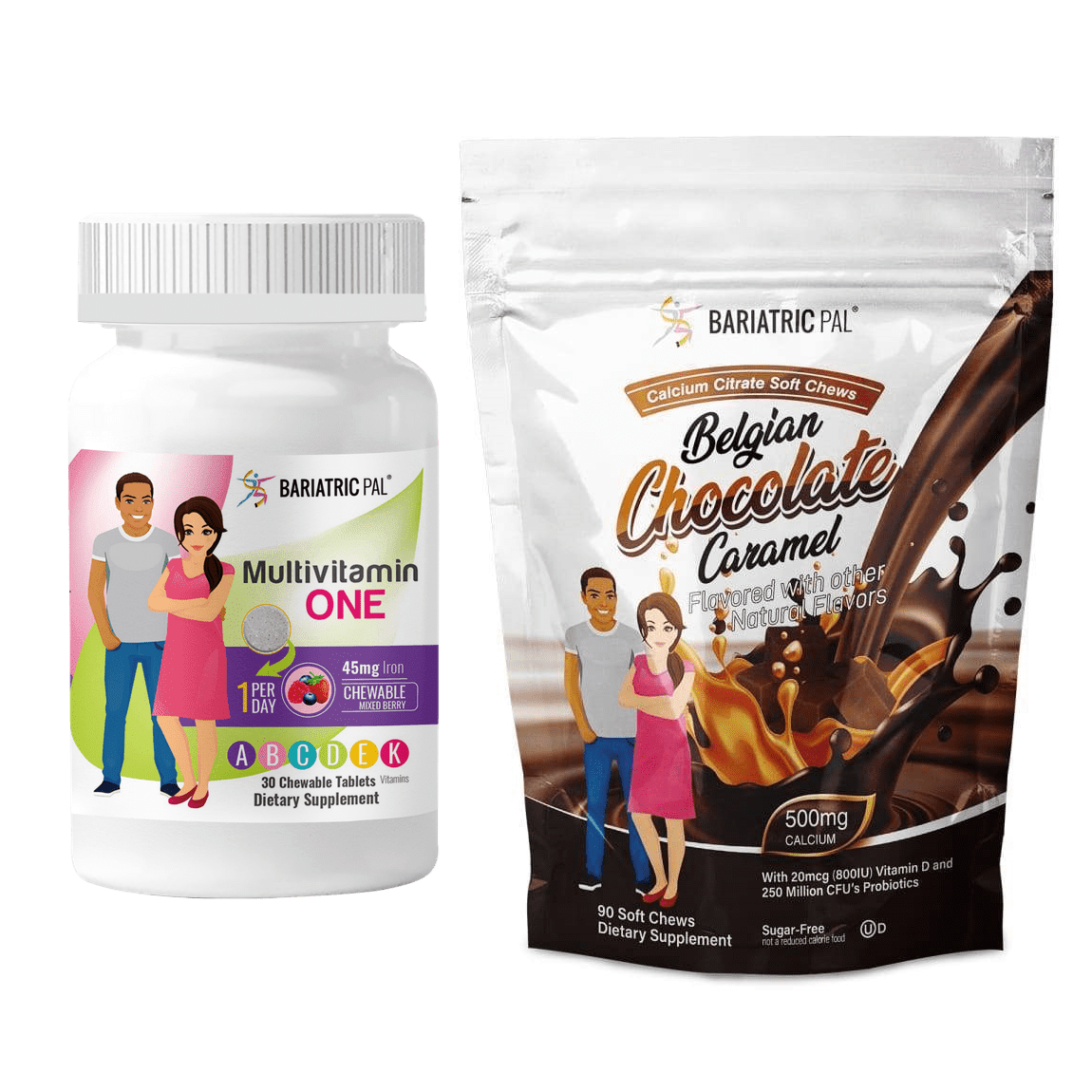 Gastric Bypass Complete Vitamin Pack Chewables Size 1Month Supply