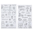 thumbnail image 1 of 2 uds sello transparente TPR sello oveja Rbbit cerdo cumpleaños para hacer tarjetas DIY Scrapbooking, 1 of 5