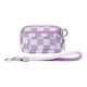 thumbnail image 1 of Portable Waterproof Wristlet Pouch - Clear Card Slot Plaid Clutch, Polyester Zip Wallet, Breathable Lightweight Wear-Resistant Travel Organizer Bag, 1 of 5