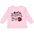 thumbnail image 3 of Inktastic Ladybug Hugs with Cute Ladybug and Flowers Boys or Girls Long Sleeve Toddler T-Shirt, 3 of 5