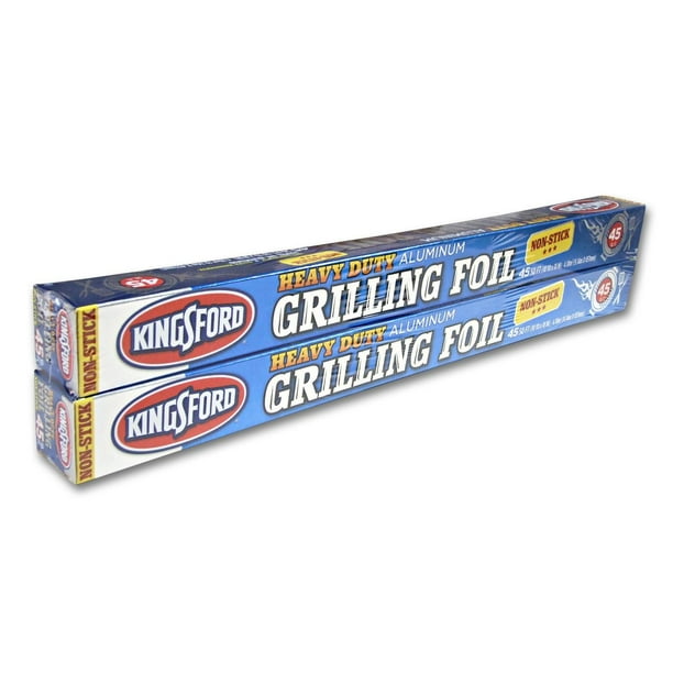 Product Of Kingsford Heavy Duty Aluminum Grilling Foil 2 Pk Walmart Com Walmart Com