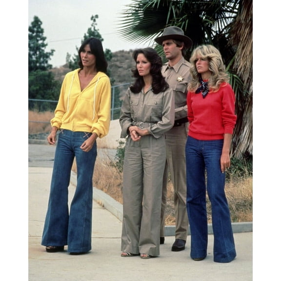 Charlie's Angels 24X36 Classic Hollywood Poster Kate Jackson Jaclyn Smith F. Fawcett Full Length In Episode Scene