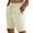 Beige, variant on Mens Shorts Pockets Cotton Linen Board Clothes Baggy Big & Tall Casual High Waisted Pants for Men,Beige,XXXL