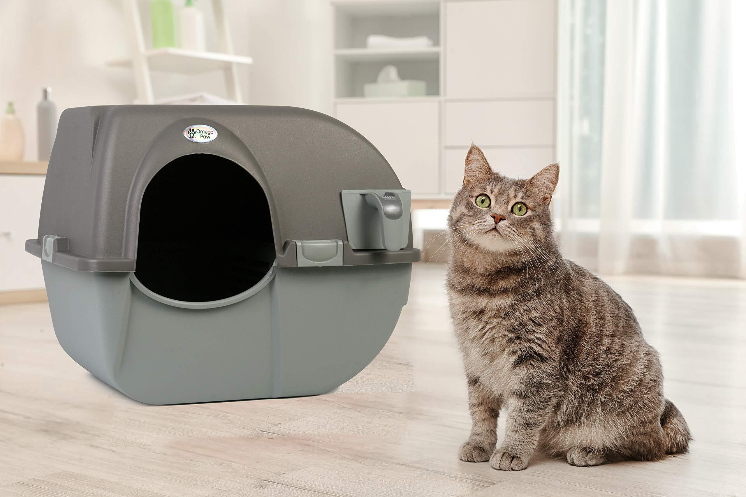 Omega Paw Regular Improved Roll 'n Clean Self Cleaning Litter Box