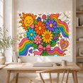 thumbnail image 5 of Retro Christmas Ornament Tapestry Wall Hanging, 5 of 7
