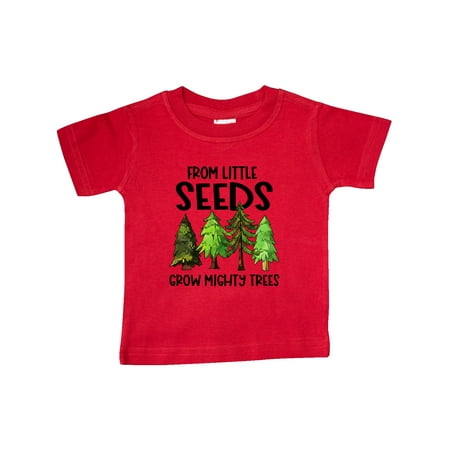 

Inktastic From Little Seeds Grow Mighty Trees Gift Baby Boy or Baby Girl T-Shirt