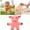 Pink, variant on Dog Chew Toys Squeaky Interactive Pig Shape Pet Chewing Toy for Puppies Teething Biting Durable TPR Latex Indoor Outdoor Play