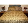 thumbnail image 5 of Veggie Dye Block Print Duvet Cover Cotton  92" x 88" Fits Full-Queen Multi Color, 5 of 5