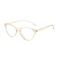 thumbnail image 2 of Blue Light Blocking Glasses Unisex Clear View Kitty Eye Shape Frame Strong Hinge Smooth Transparent with Rim Eye Protection Clear Bluelight Glasses Spectacles, 2 of 8