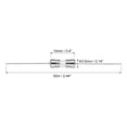 thumbnail image 2 of Uxcell Slow Blow Fuse Time Delay Axial Glass Fuse 3.6mm x 10mm 250V T4A 20pack, 2 of 5