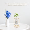 thumbnail image 4 of FOMIYES 1Jgo Jarrón Decorativo De Flores Nordic En Metal Dorado Y Vidrio Para, 4 of 8