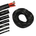 thumbnail image 2 of Funda para cable de alambre con funda expandible PET de 30 pies (2/5"" plateada y negra), 2 of 5