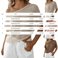 thumbnail image 2 of Delayuji Women's Mesh Tops Off The Shoulder Lightweight Short Sleeve T-Shirts Slim Fitted Beach Vacation Outfits See Through Blouses Shawl Wrap Clubwear Nightwear Beige XL, 2 of 6