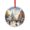 Pattern-4, variant on Xmas Ornament Dublin City Map In Watercolor Glass Round Christmas Ornament Dublin City Xmas Tree Decorations
