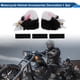 thumbnail image 2 of Accesorios para Casco de Motocicleta Decoración Orejas de Gato con Colores Gradientes y Campanas para Cascos de Motocicleta Bicicleta Esquí Blanco Negro Peluche Stickers 1Set, 2 of 6
