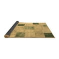 thumbnail image 2 of Ahgly Company Indoor Square Patchwork Brown Transitional Area Rugs, 3' Square, 2 of 4