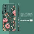 thumbnail image 3 of Case For OPPO Realme 9 8 8I 7 6 5 C21 GT NEO 2 3 5 V15 V25 Colour Simple Liquid Silicone Case The Most Beautiful Flower, 3 of 5