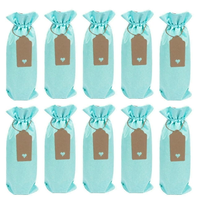 1 Set Wine Bags Universal Protective Imitation Linen Widely Applied Bottle Wraps For Party