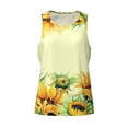 thumbnail image 4 of Easygdp Sunflowers On A Yellow Background Men's Tank Top, Sleeveless Muscle T Shirts, Breathable, Quick-Dry, Loose for Gym, Running, Fitness - XX-Large, 4 of 9