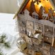 thumbnail image 5 of Christmas Tree House Wooden Advent Basel Calendar House Countdown Xmas Party Holiday Decor 25 Storage Drawers with LED Light, 5 of 5
