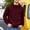 Wine, variant on EchfiProm Mens Plain Hoodies Big and Tall Sweatshirt Tranning Gray Henley Long Sleeve Tops for Men 3XL