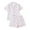 Z4-Pink, variant on Valentines Day Pajamas for Women Cute Heart Bow Print Satin Soft Sleepwear Tops and Shorts Short Sleeve Button Down Pajama Set