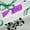 Green Purple, variant on Homewish Cartoon Bow Tie Black Out Curtains for Teens Boys Girls,Blue Pink Curtains Pack of 2 (42x63 Each),Cow Print Bedroom Curtains,Breathable Home Decor