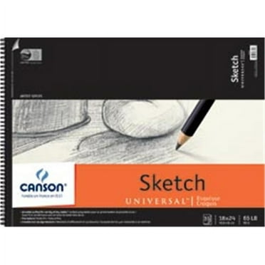 Canson Universal Sketch Pad - 18" x 24", Landscape, 35 Sheets