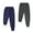 Dark Gray + Dark Blue, variant on BIG ELEPHANT Boys Girls Fleece Lined Sweatpants, Winter Warm Elastic Waist Jogger Pants with Pockets 3-16Y