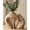 Brown, variant on White Ceramic Heart Shaped Vase Set of 2, Boho Minimalist Decorative Tabletop Vases for Coffee Table Centerpiece, Living Room, Dining Room, Wedding, Office, Home Decor