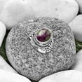 thumbnail image 3 of Natural Ruby-Zoisite - Africa 925 Sterling Silver Ring s.7 Jewelry R-1541 SDR176741, 3 of 5