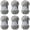 Mirage Grey, variant on Loops & Threads Fluffy Chenille Yarn - Jumbo (7) 100% Polyester, Soft Fuzzy Yarn for Knitting & Crochet Blankets, Hats, Plushies & Sweaters, 23 yd / 10.58 oz Skein, 6 Pack