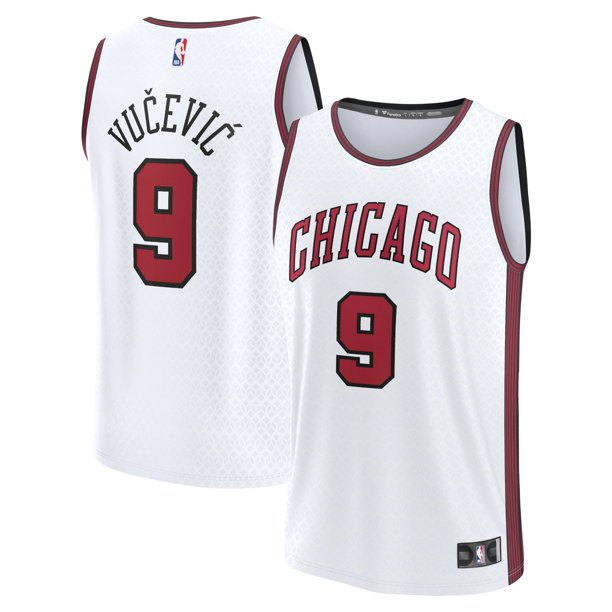 Men's Fanatics Branded Nikola Vucevic White Chicago Bulls 2022/23